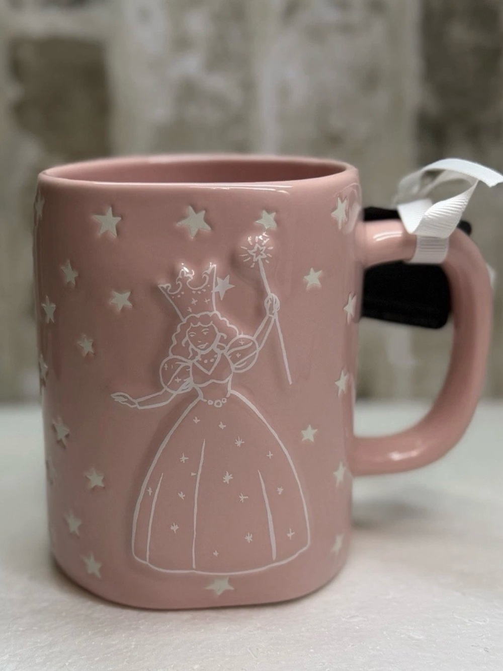Rae Dunn GLINDA THE GOOD WITCH 3d 19.5oz mug double sided mug - WiCKED NEW
